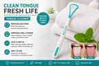 Tongue Scraper/Tongue Cleaner Antibacterial Branded