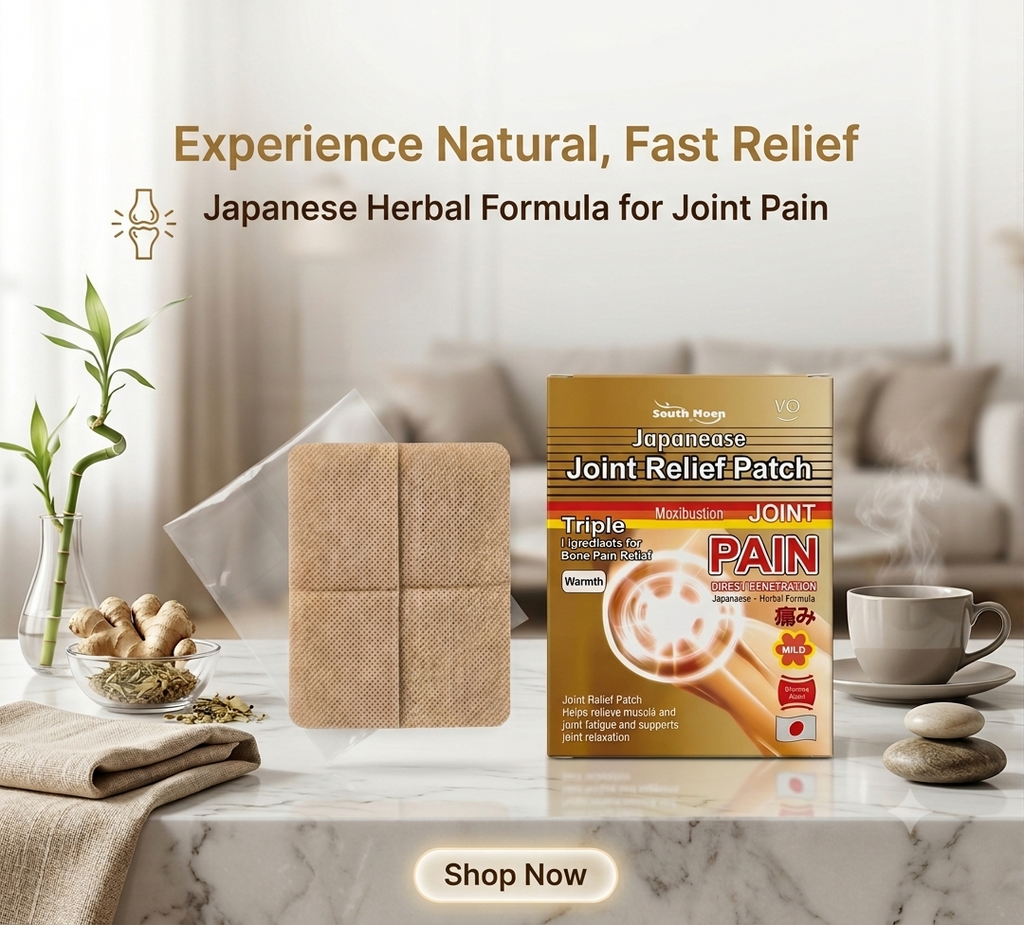 Dr. Vox Japanese Joint Pain Relief Patches - Herbal Formula for Muscle & Bone Pain