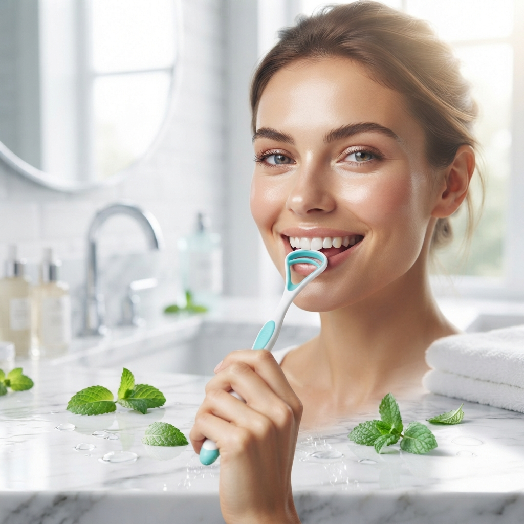 Tongue Scraper/Tongue Cleaner Antibacterial Branded
